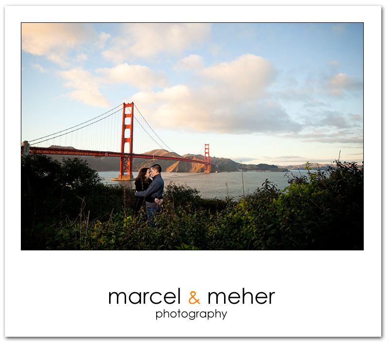 San Francisco engagement session picture 